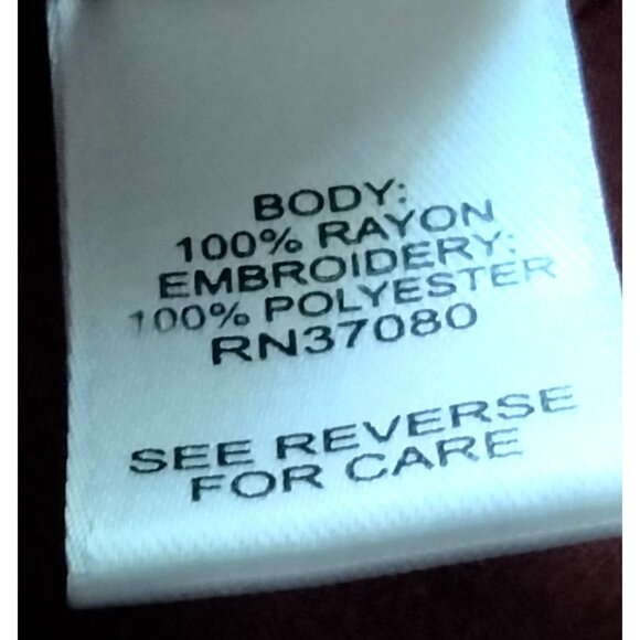 Est 1946 Womens Pink Embroidered 3/4 Bell Sleeve Boho Top Plus Size 18/20W - Picture 8 of 8